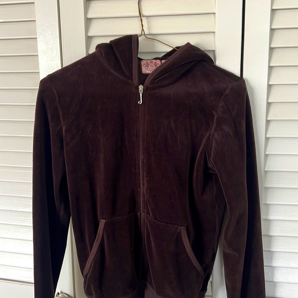 Juicy Coutoure Velour Jacket With Hood